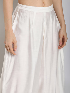 White Banarasi Pathani Salwar