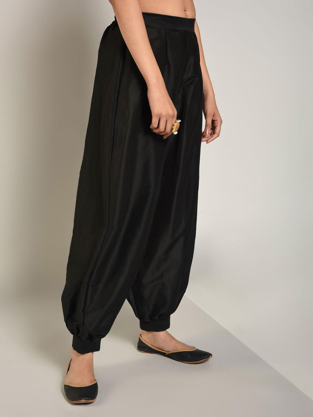 Black Banarasi Pathani Salwar