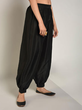 Black Banarasi Pathani Salwar