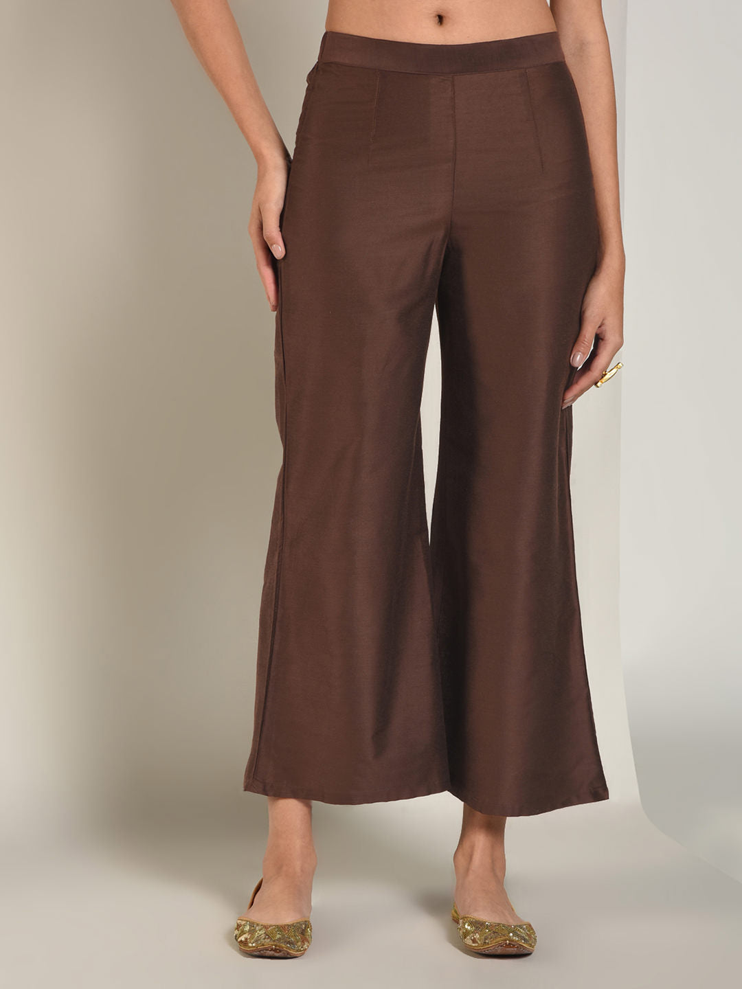 Abhishti Cotton Silk Palazzos