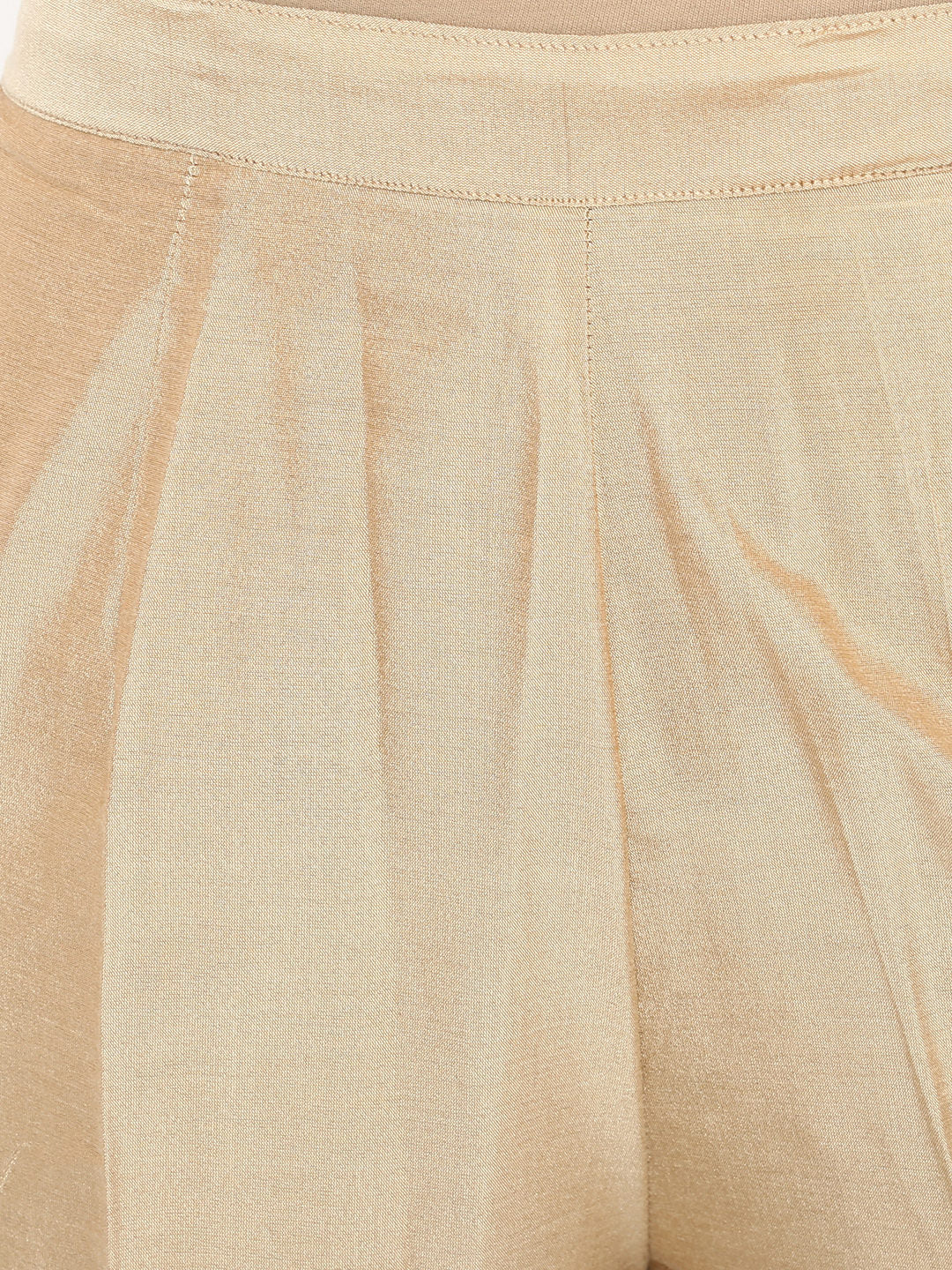 Abhishti Polysilk Straight Pants with Pockets