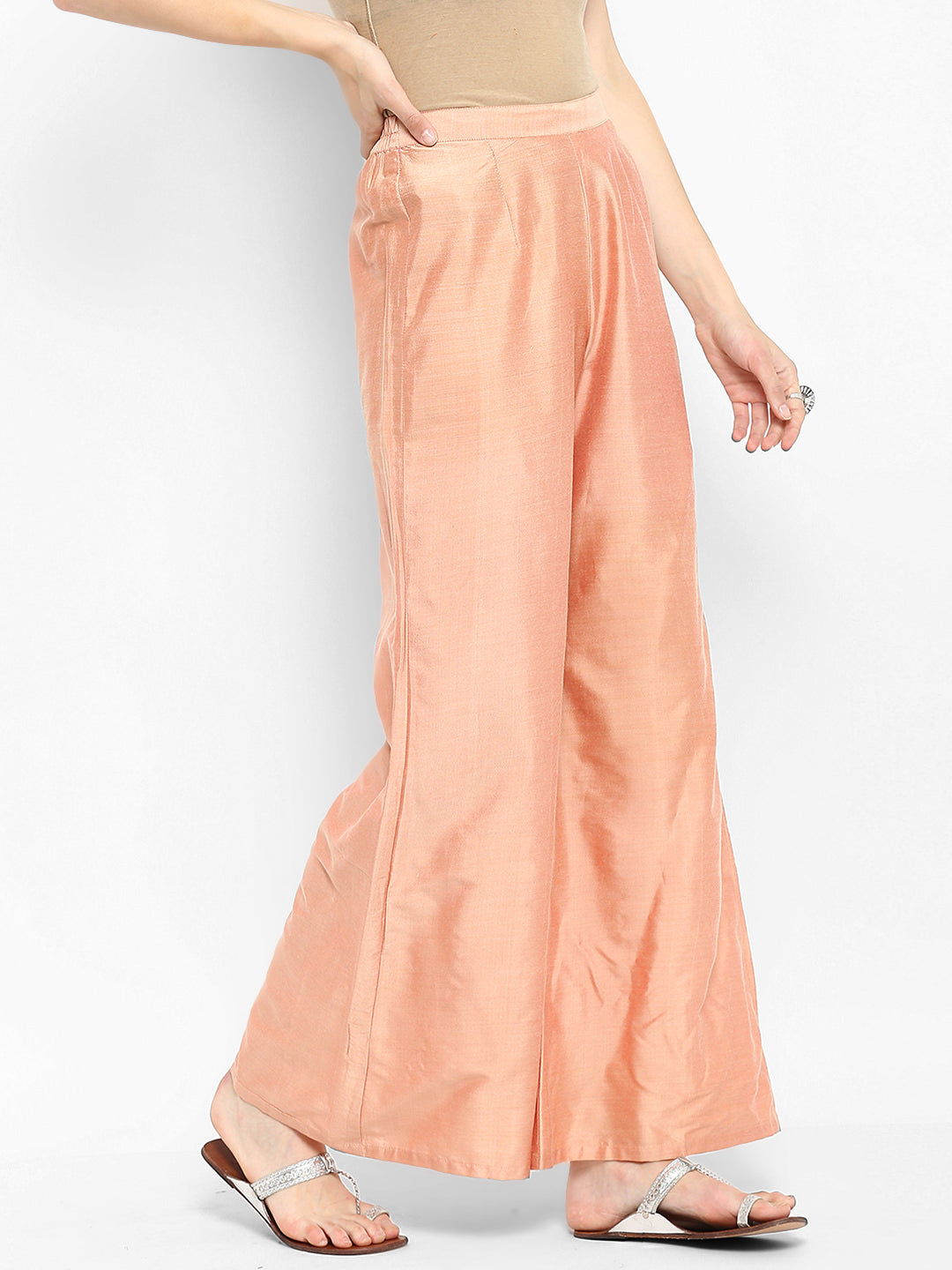 Abhishti Polysilk Fitted Palazzo