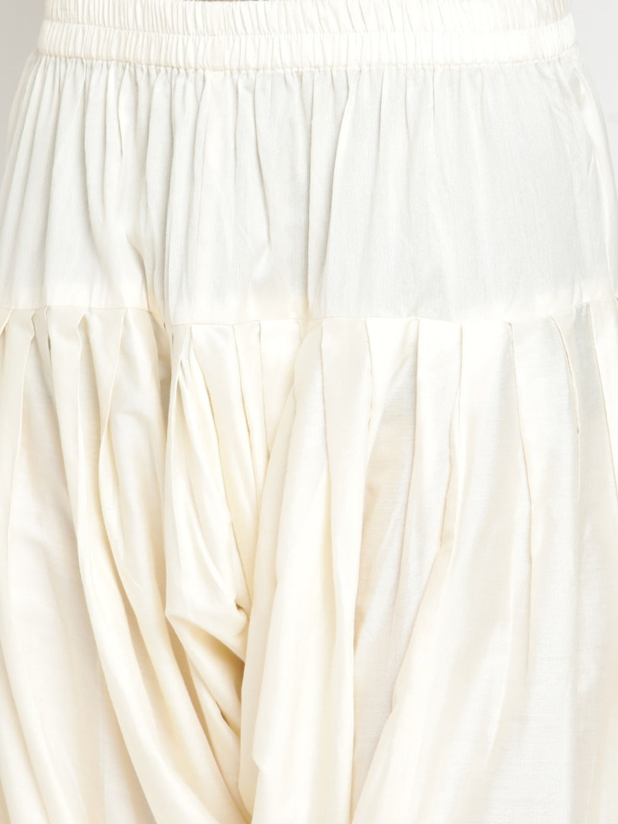 Zari work banarasi kurta with Afghani salwar