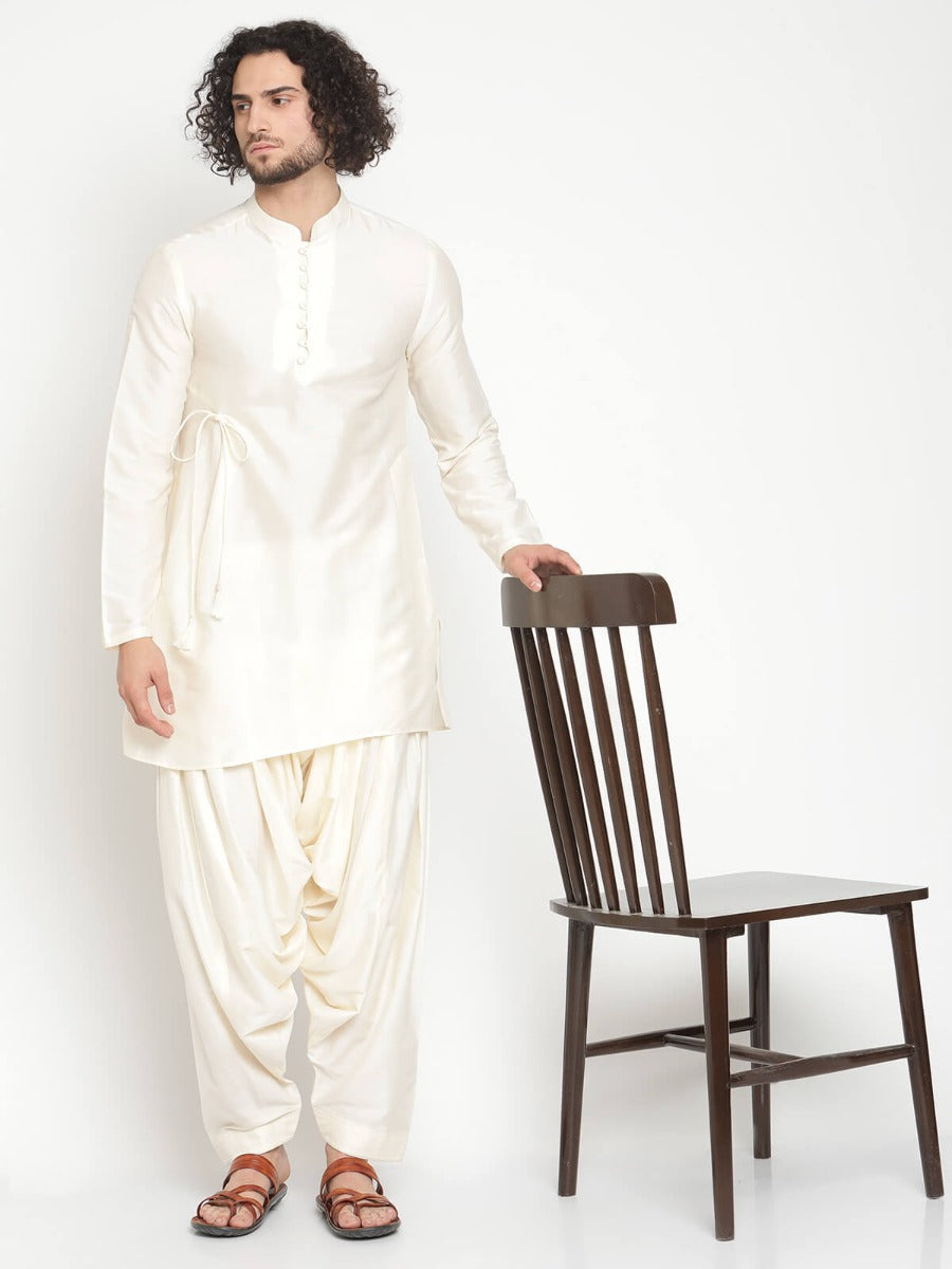 Gul Cotton Kurta Set with Afghan Pants and Kota Dupatta 3pc  The Ethnic  Label