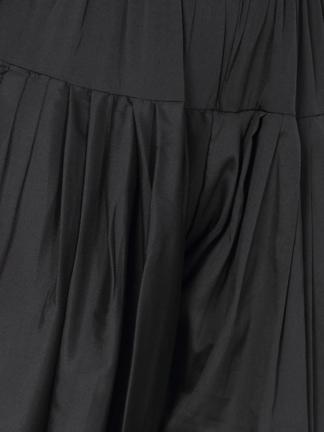 Black Banarasi Asymmetric Kurta With Dhoti Pants