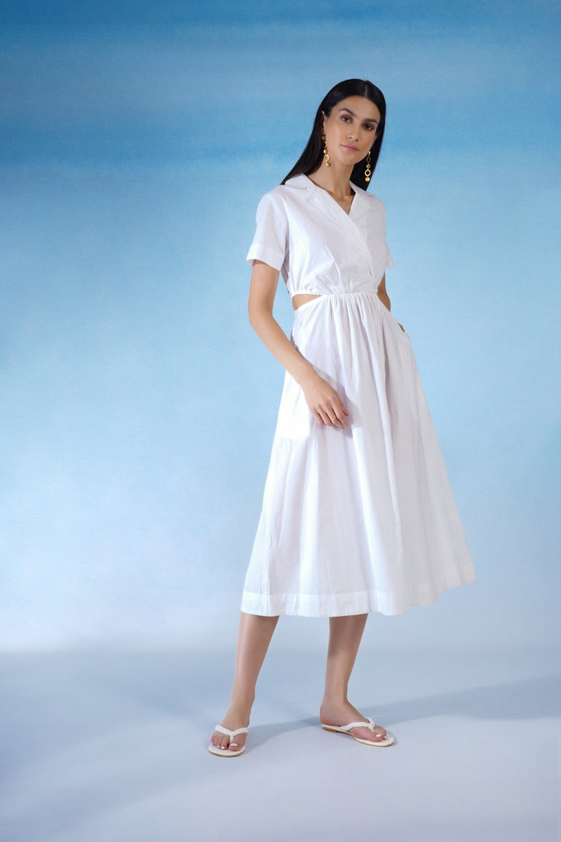 Eira Dress-white