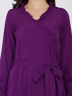 Dohyenne Asymmetric frilled Dress