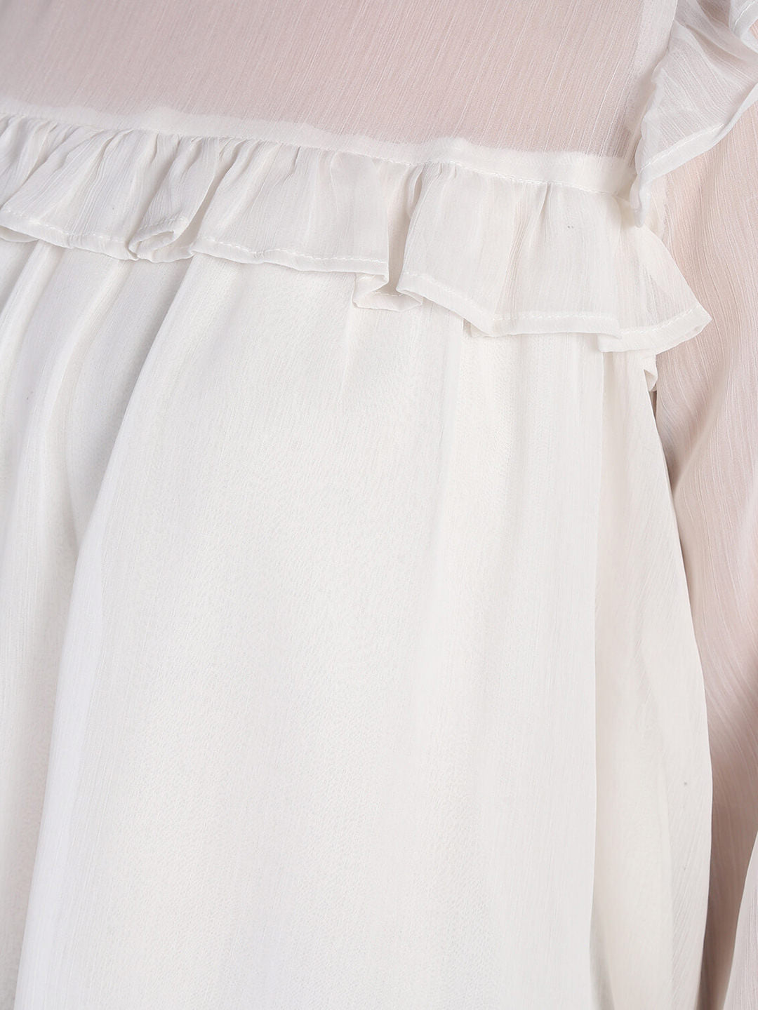 Comfort Chiffon ruffled Top