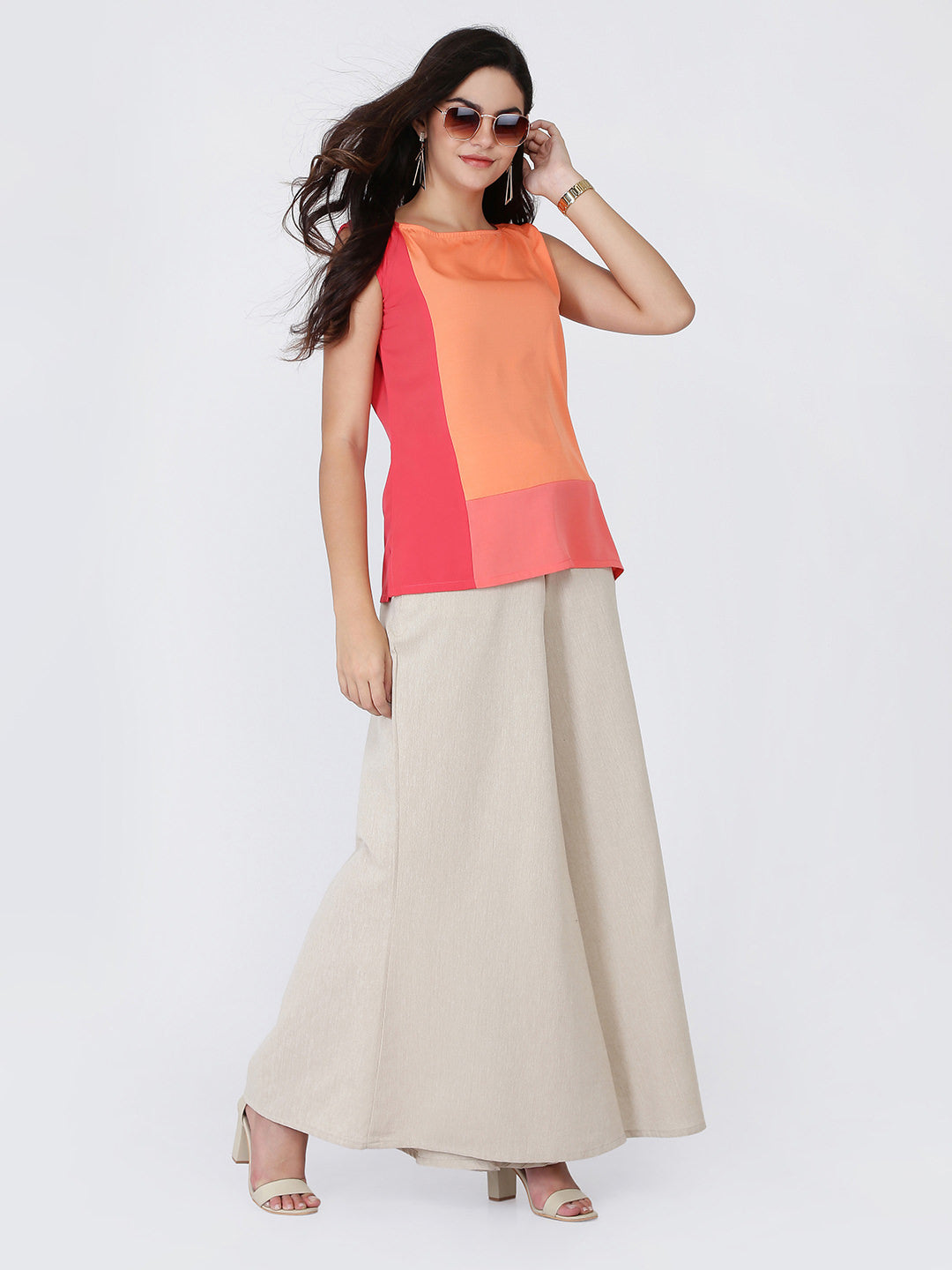 Dohyenne Color Blocked Top