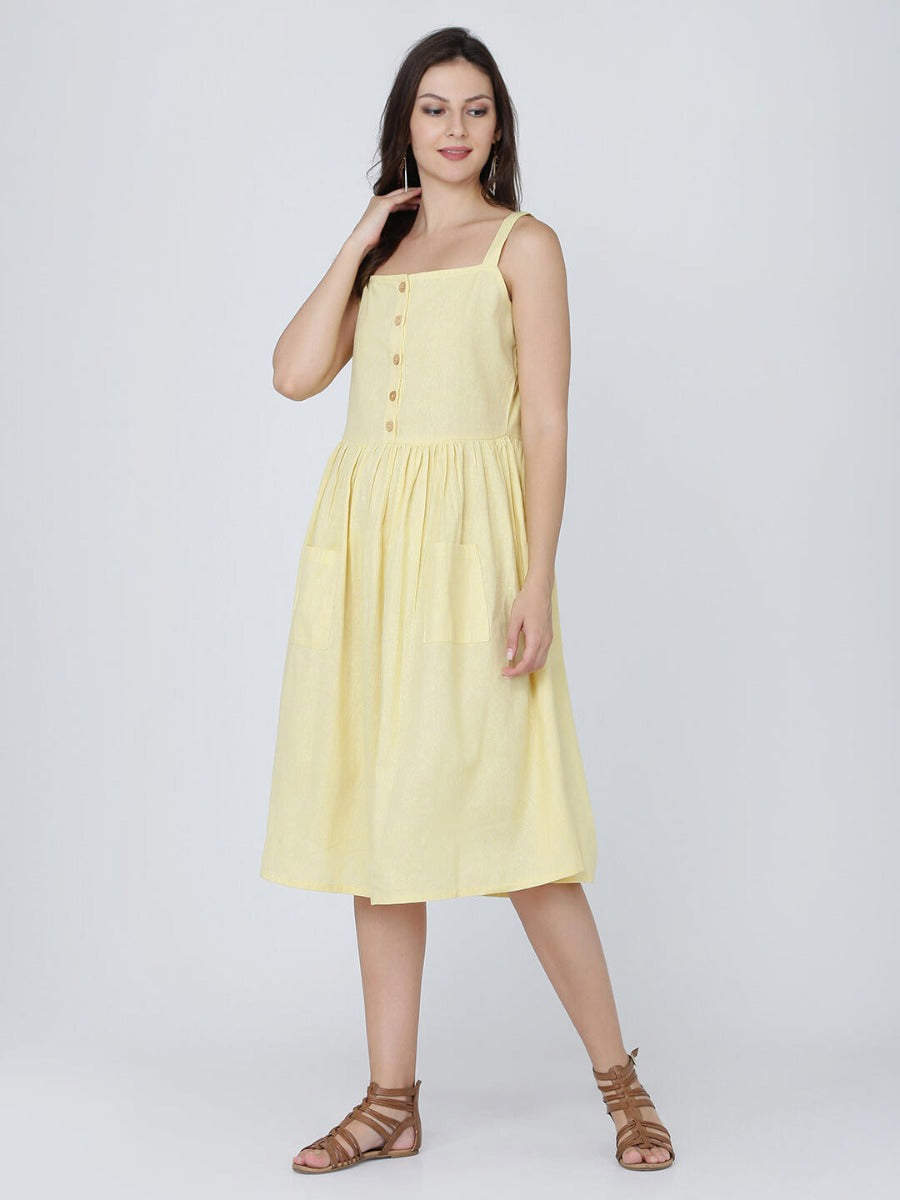 Dohyenne Cotton Linen Dress