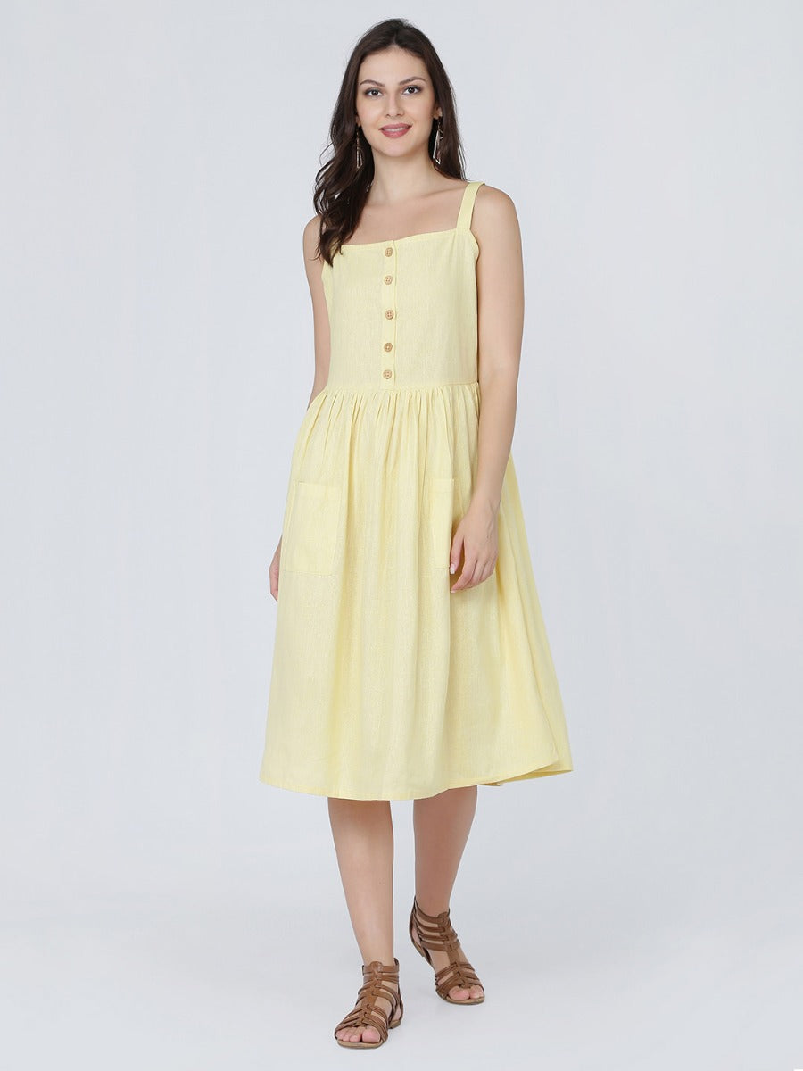 Dohyenne Cotton Linen Dress