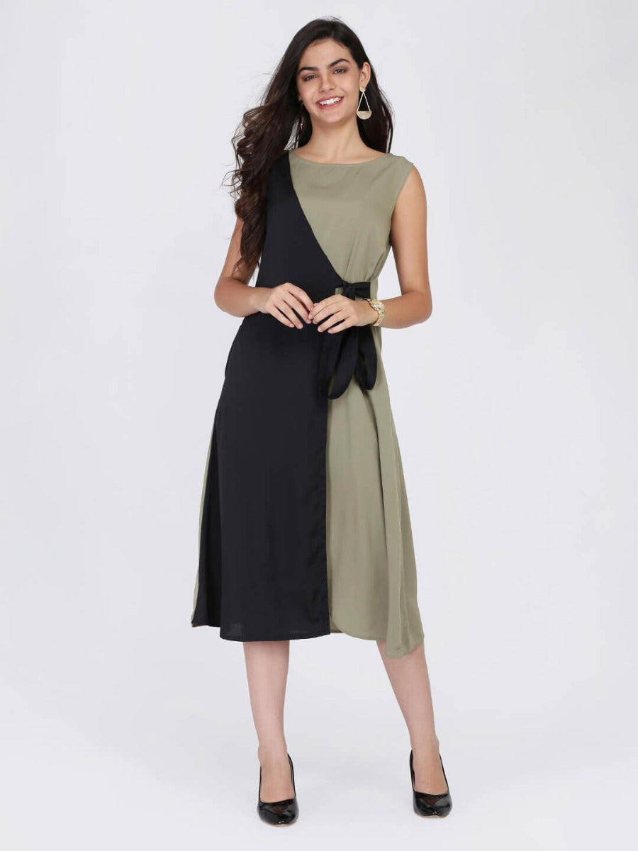 Dohyenne Color blocked Dress