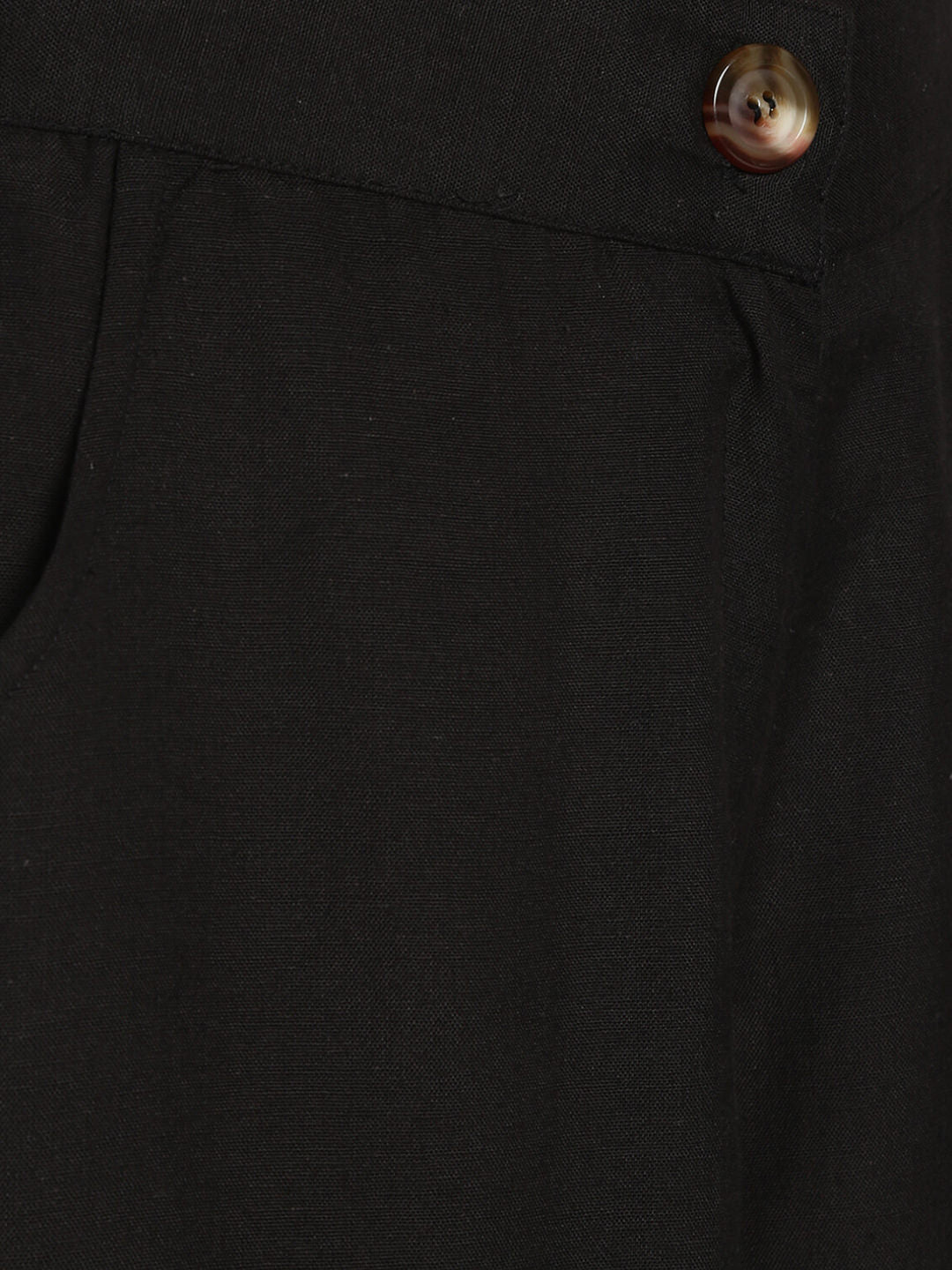 Mid rise Cotton Linen Culottes