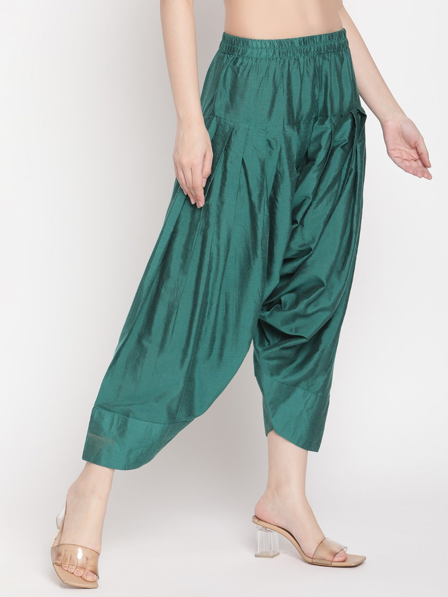 Coral Green Banarasi Afghani Salwar